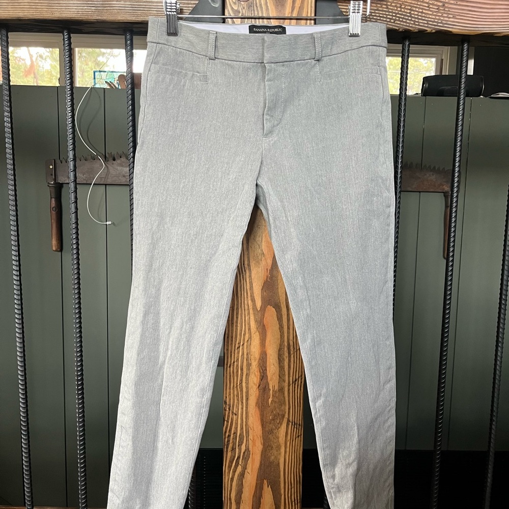 Banana Republic Light Gray Sloan Pants